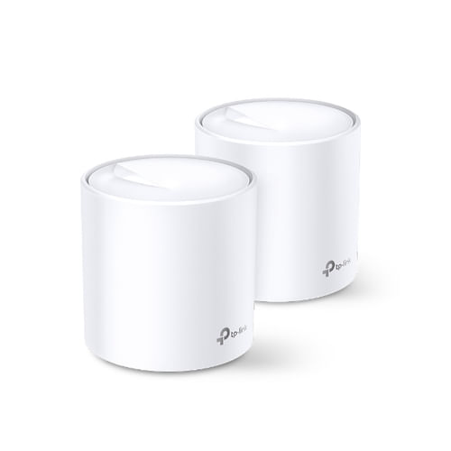 TP-LINK Deco X20 (2-pack) router inalámbrico Gigabit Ethernet Doble banda (2,4 GHz / 5 GHz) Blanco