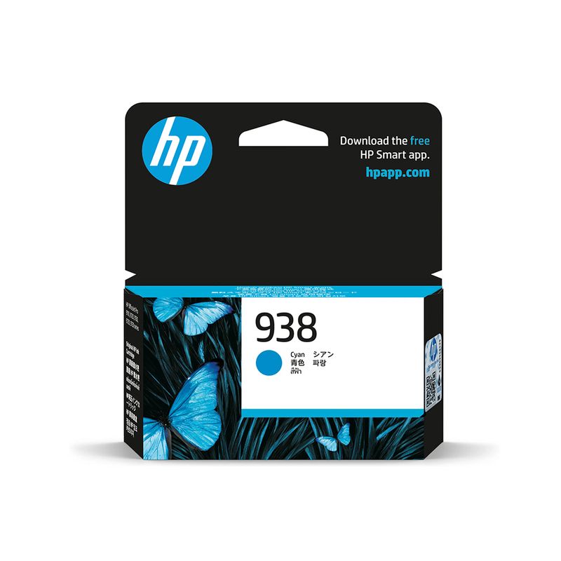 CARTUCHO DE TINTA HP 938 CIAN ORIGINAL