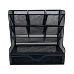 ORGANIZADOR DE MALLA METALICA MULTI SECCIONES CON CAJON