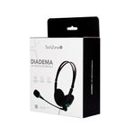DIADEMA CON MICROFONO TECHZONE CABLE 15M 35MM WIN MAC ANDROID
