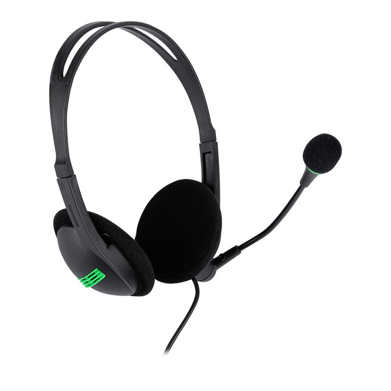 DIADEMA CON MICROFONO TECHZONE CABLE 15M 35MM WIN MAC ANDROID