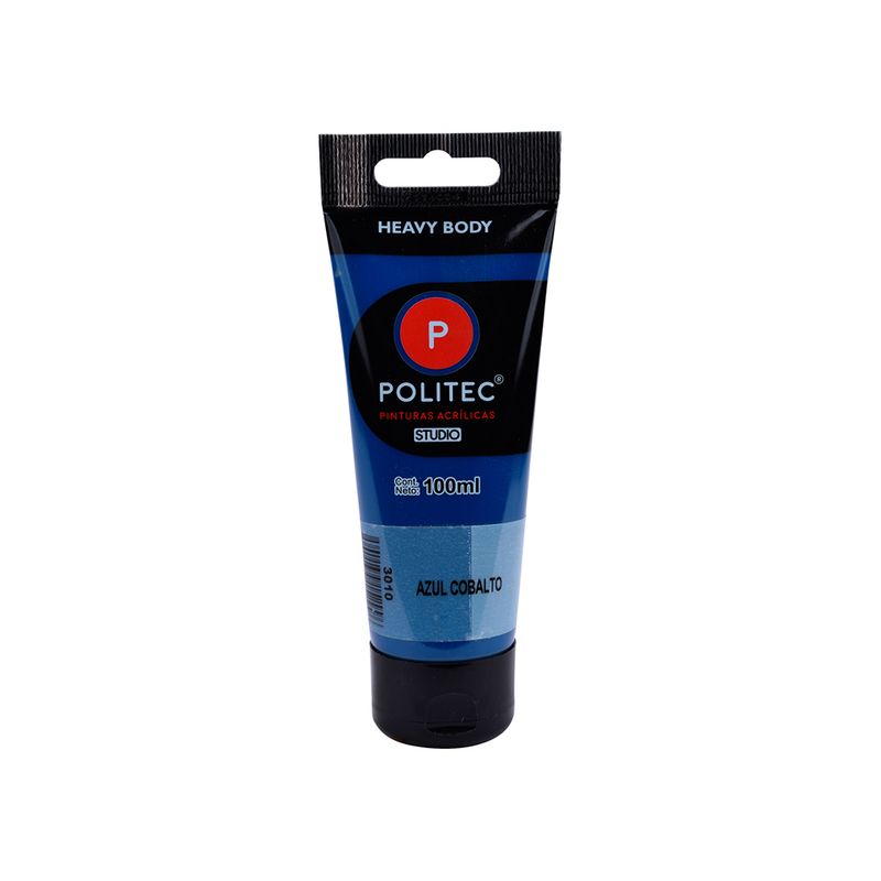 PINTURA ACRILICA POLITEC 100ML AZUL COBALTO TUBO