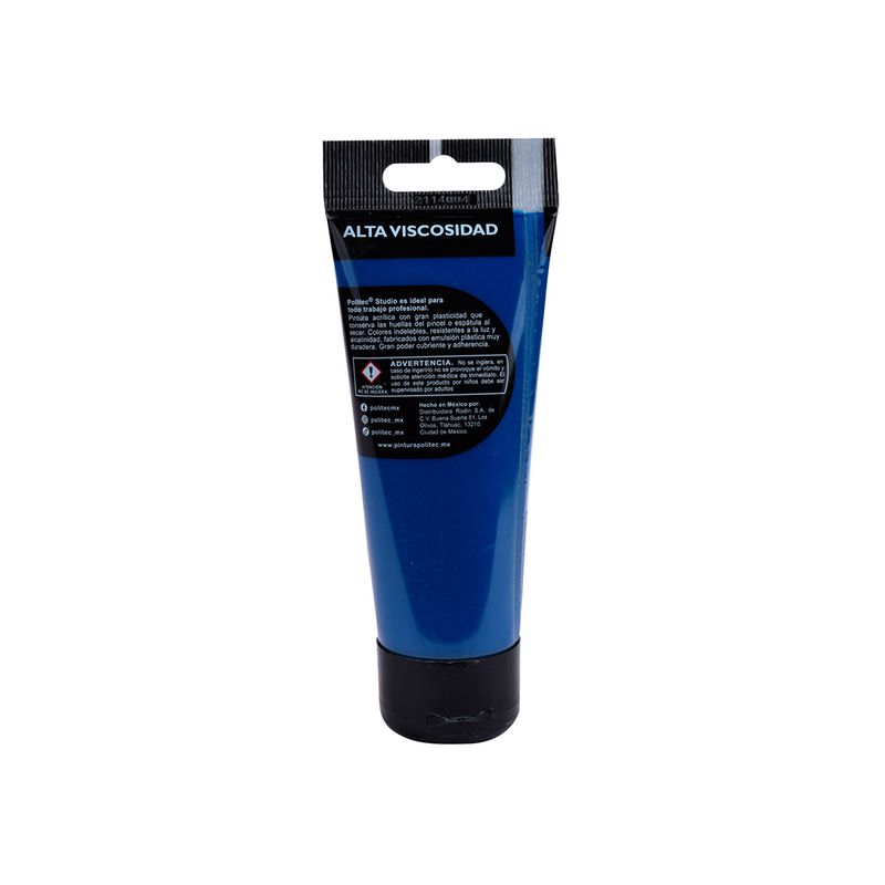 PINTURA ACRILICA POLITEC 100ML AZUL COBALTO TUBO