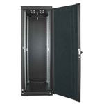 73712 - GABINETE INTELLINET 19" RACK CERRADO 22U PUERTA CRISTAL FLATPACK COLOR NEGRO