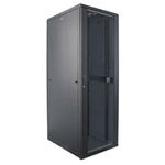 73713 - GABINETE INTELLINET 19" RACK CERRADO 22U PUERTA CRISTAL FLATPACK COLOR NEGRO
