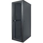 73714 - GABINETE INTELLINET 19" RACK CERRADO 22U PUERTA CRISTAL FLATPACK COLOR NEGRO