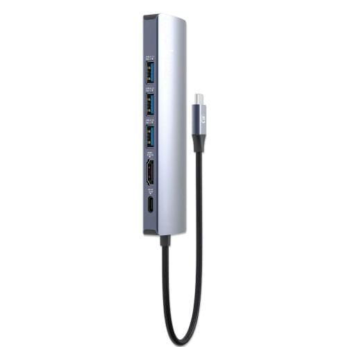 71653 - Estacion Docking USB-C  MANHATTAN con Hub 6 en 1
