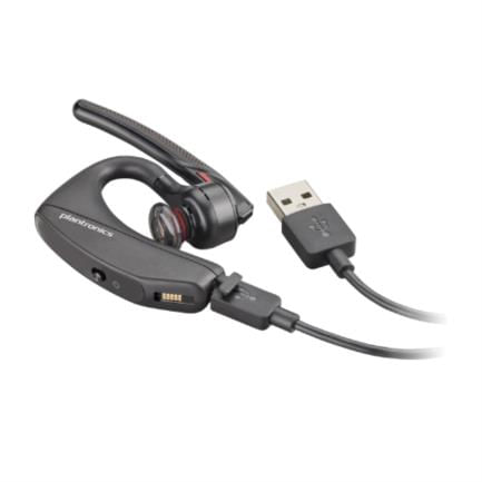 68973 - AURICULARES POLYCOM Voyager 5200 Auricular Inalambrico Bluetooth Negro +USB-A to Micro USB Cable-US