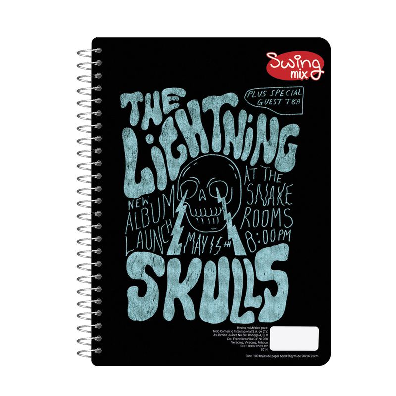 CUADERNO PROFESIONAL 100H RAYAS SWING MIX (M)