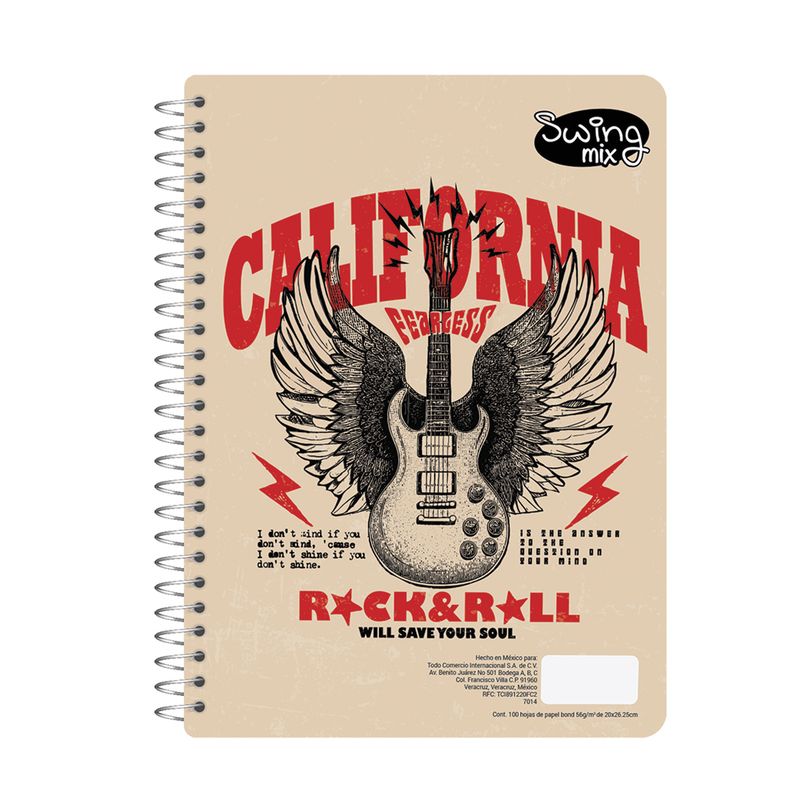 76912 - CUADERNO PROFESIONAL 100H C-7 SWING MIX (M)