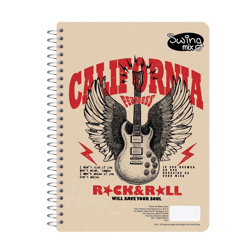 76904 - CUADERNO PROFESIONAL 100H C-5 SWING MIX (M)