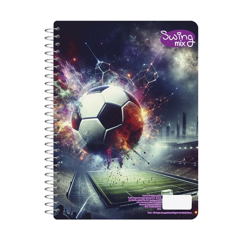 CUADERNO PROFESIONAL 100H RAYAS SWING MIX (M)