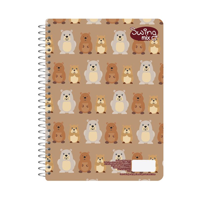 76933 - CUADERNO PROFESIONAL 100H BLANCO SWING MIX (F)
