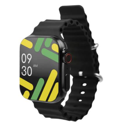 Smart Watch Perfect Choice Citrine con Pantalla Amoled 196" Modo Deporte/Monitor Cardiaco/Llamadas Color Negro