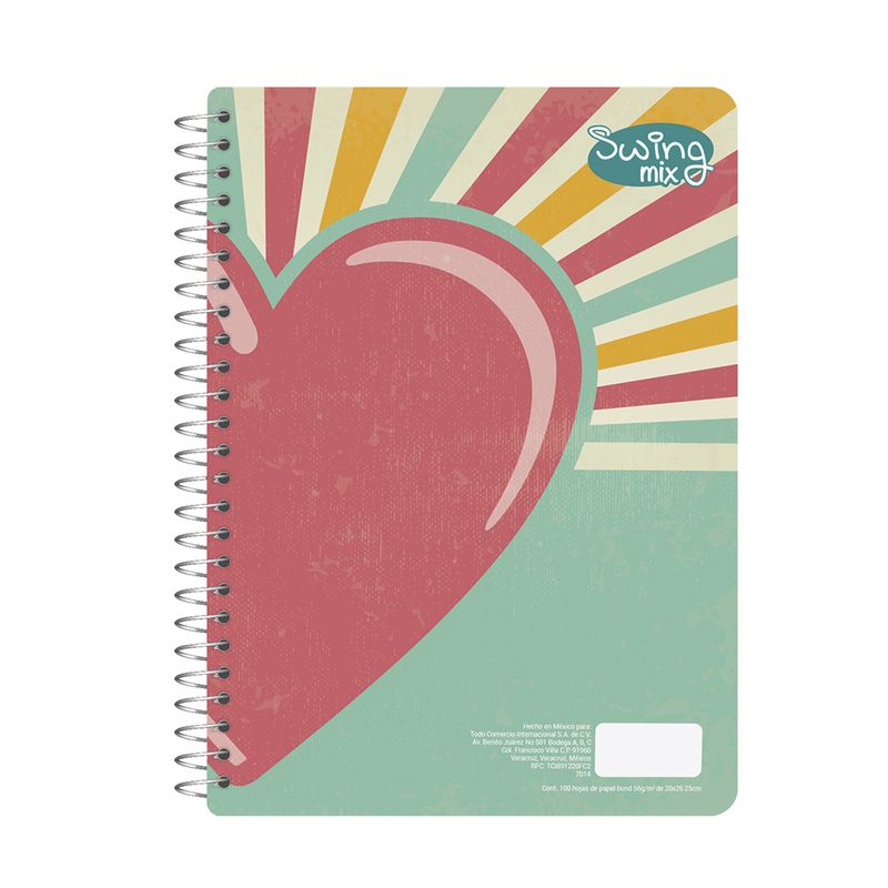 55901 - CUADERNO PROFESIONAL 100H C-7 SWING MIX (F)