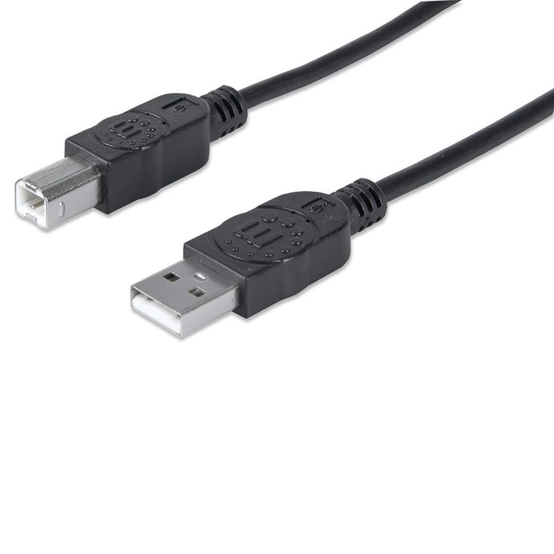 CABLE USB 20 A/B 18MTS, NEGRO