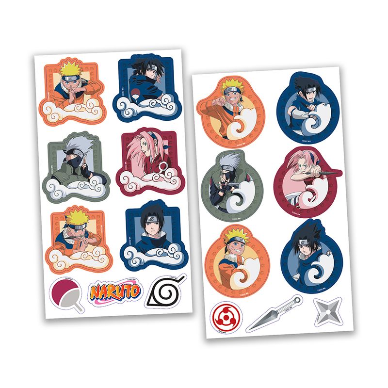 BLOCK DE STICKERS NARUTO