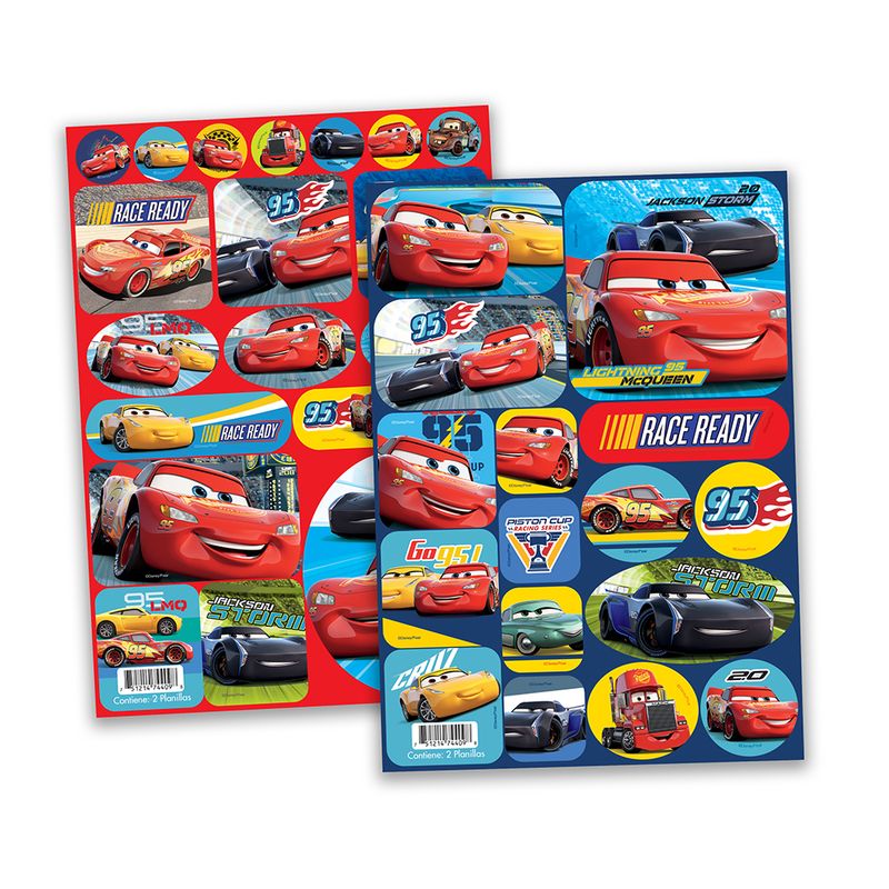 STICKERS CARS C/2 PLANILLAS