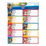 ETIQUETA ESCOLAR PAW PATROL C/20 PIEZAS