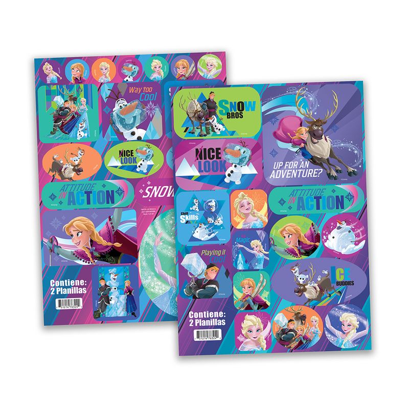 STICKERS FROZEN C/2 PLANILLAS