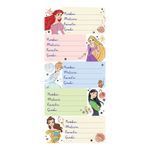 ETIQUETA ESCOLAR PRINCESAS C/20 PIEZAS
