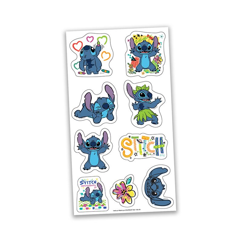 BLOCK DE STICKERS STITCH