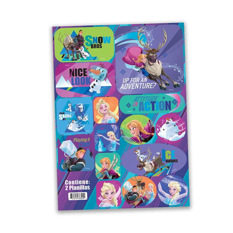 STICKERS FROZEN C/2 PLANILLAS