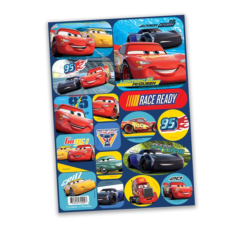 STICKERS CARS C/2 PLANILLAS