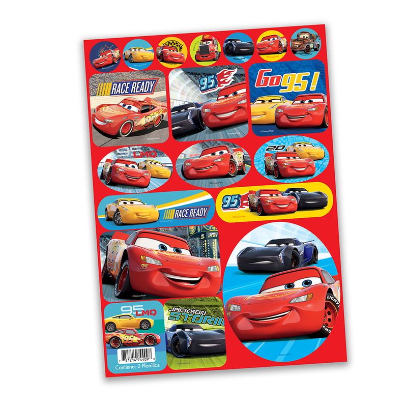 STICKERS CARS C/2 PLANILLAS