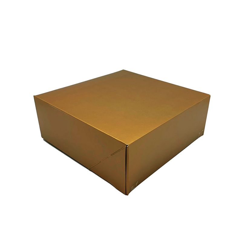 76987 - CAJA DE REGALO CHICA DORADA