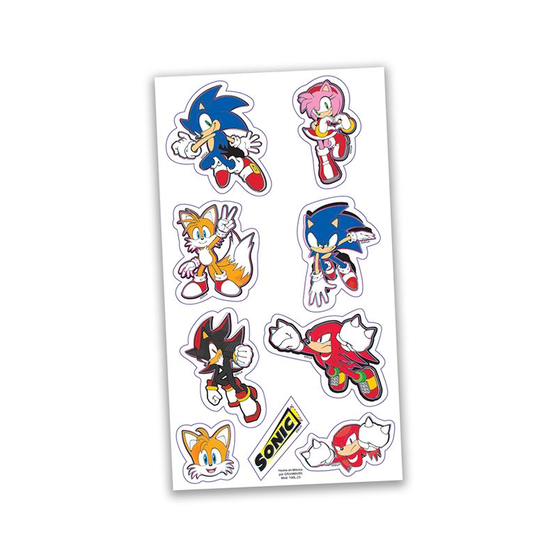 77039 - BLOCK DE STICKERS SONIC