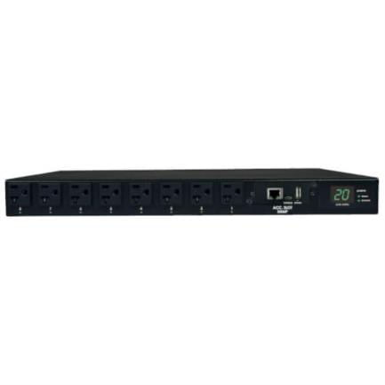 75580 - PDU Tripp Lite Monofásico Controlable Switch Transferencia Automática 1 9kW Entradas 15-20P/5-20P 120V 16 Tomacorrientes