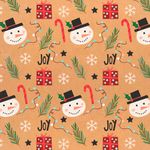 77091 - PAPEL KRAFT PARA ENVOLTURA NAVIDAD ROLLO C/2 DIPAK