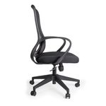 77101 - SILLON EJECUTIVO RESPALDO ALTO CON BRAZOS MALLA NEGRO