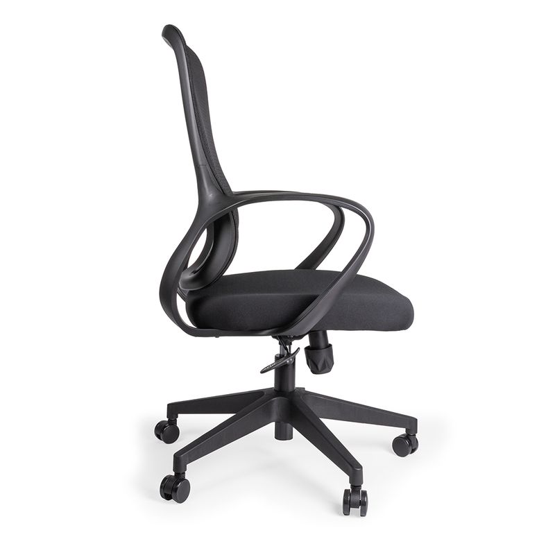 77101 - SILLON EJECUTIVO RESPALDO ALTO CON BRAZOS MALLA NEGRO