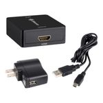 Convertidor Steren VGA a HDMI Soporta Full HD 1080p Color Negro