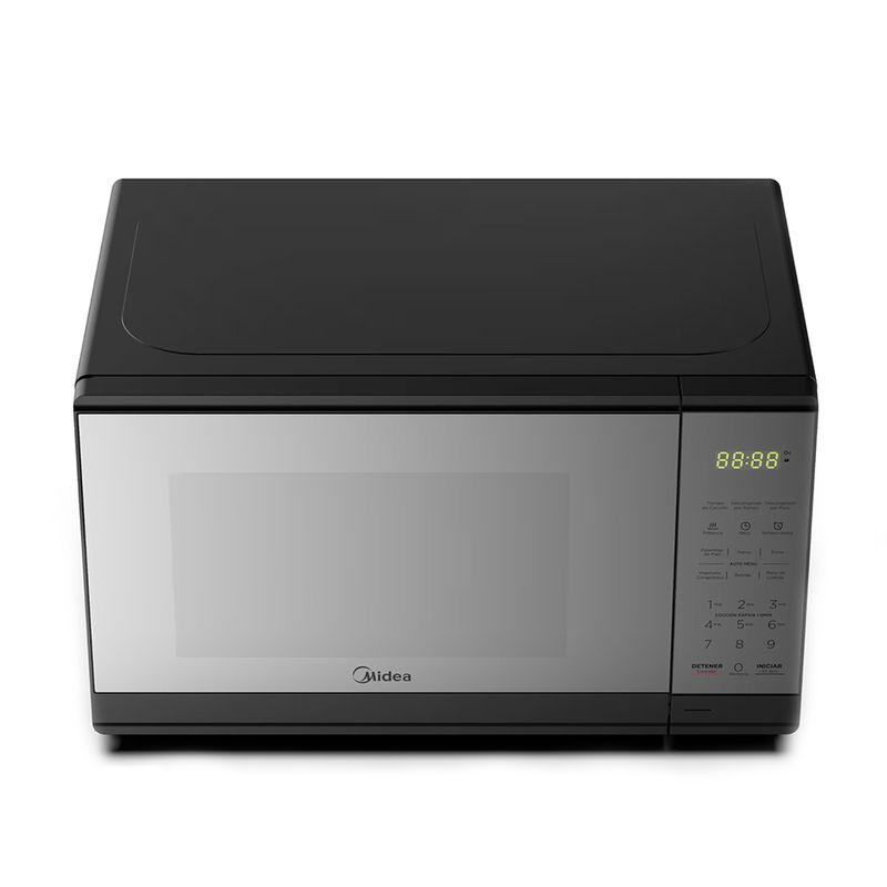 HORNO DE MICROONDAS 07 PIES MIDEA, GRIS, ACABADO ESPEJO