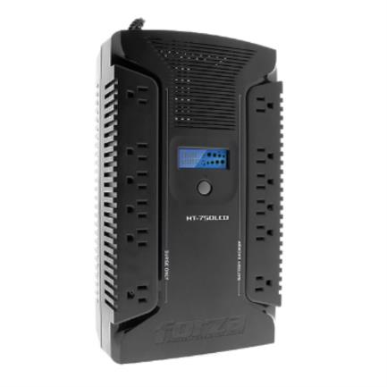 UPS Forza HT-750LCD Interactivo 750VA/450W 12 Salidas Coax USB Sobremesa 120V Negro