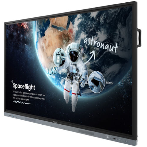 72021 - Pantalla BenQ RM7504 Interactiva IR Anti-Germenes 75" 4K UHD 3840x2160 50 Puntos Touch Android 13