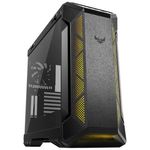 74231 - Gabinete Gamer Asus TUF Gaming GT501 Media Torre ITX mATX ATX EATX 4xFan RGB Cristal Templado Color Negro