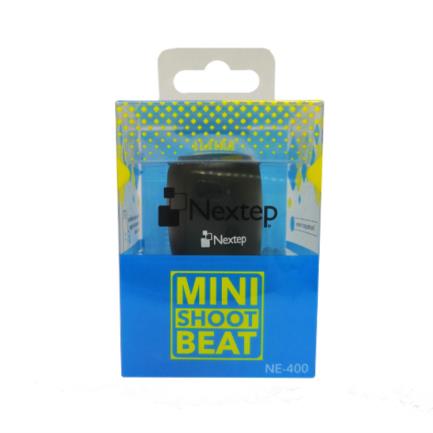 61644 - Mini Bocina Nextep Bluetooth Manos Libres con Botón para Selfies Color Negro