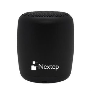 Mini Bocina Nextep Bluetooth Manos Libres Con Botón Para Selfies Color Negro Nxebocab001