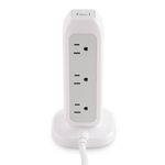 75987 - Torre Multicontacto Verbatim con 11 Tomas de Corriente y Protección contra Sobrecarga Puertos 2xUSB-C 2xUSB-A