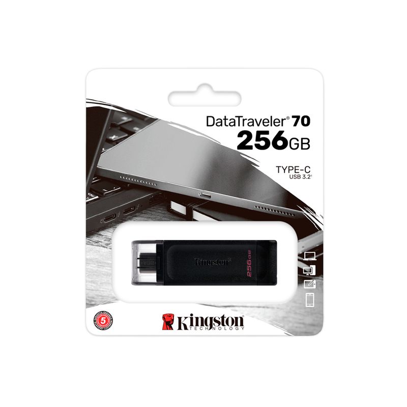 77328 - MEMORIA USB-C 256GB 3 2 DATATRAVELER 70, NEGRO