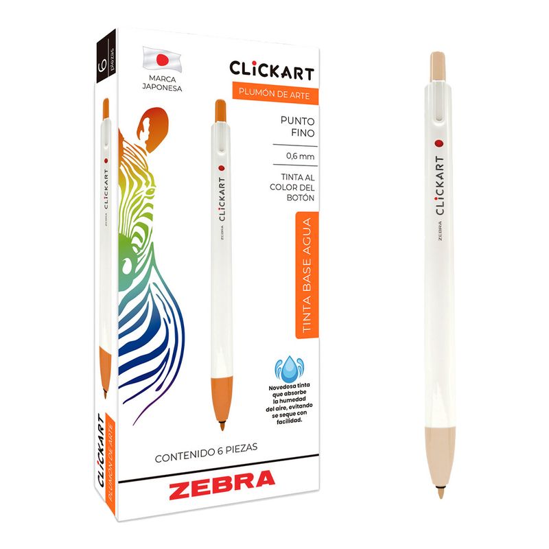 77278 - MARCADOR FINO CLICK ART NARANJA PALIDO