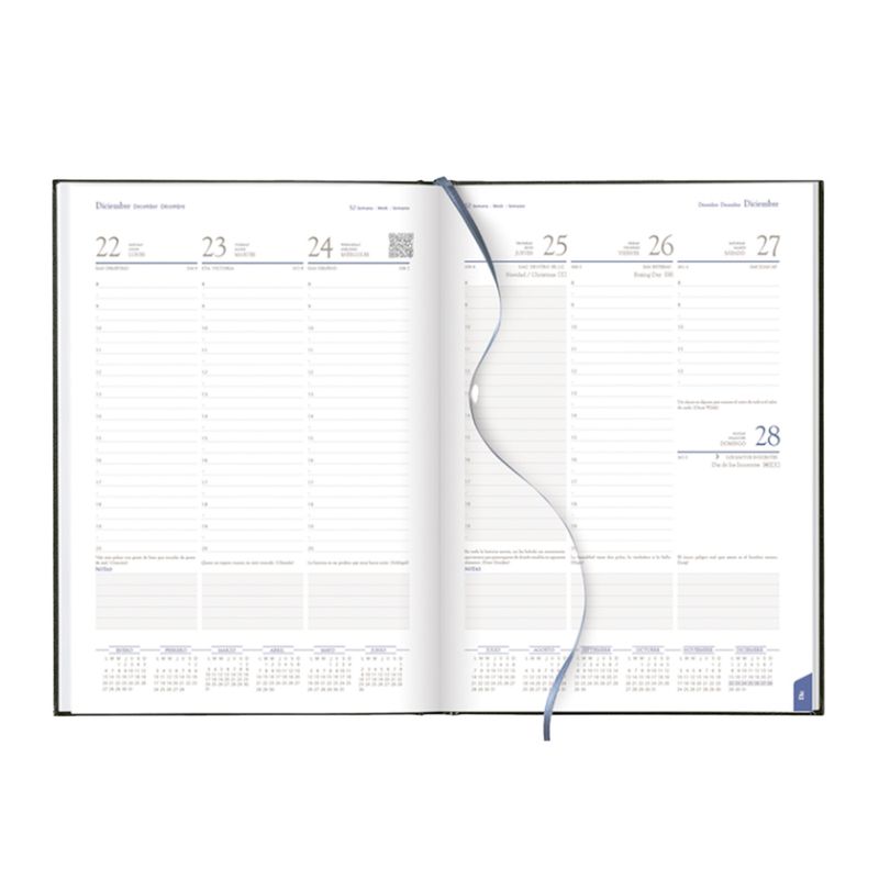 54992 - AGENDA ESCRITORIO MALINDI COLORES SURTIDOS