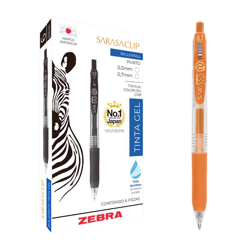 77242 - BOLIGRAFO MEDIANO GEL VERMILION SARASA SPRING