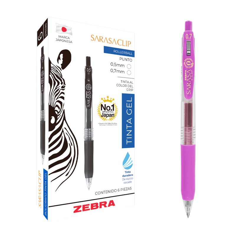 77245 - BOLIGRAFO GEL MAGENTA SARASA SPRING