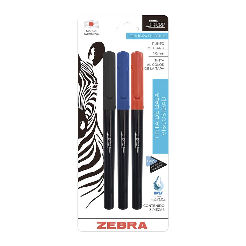 77353 - BOLIGRAFO TRI-GRIP TRIANGULAR BLT C/3