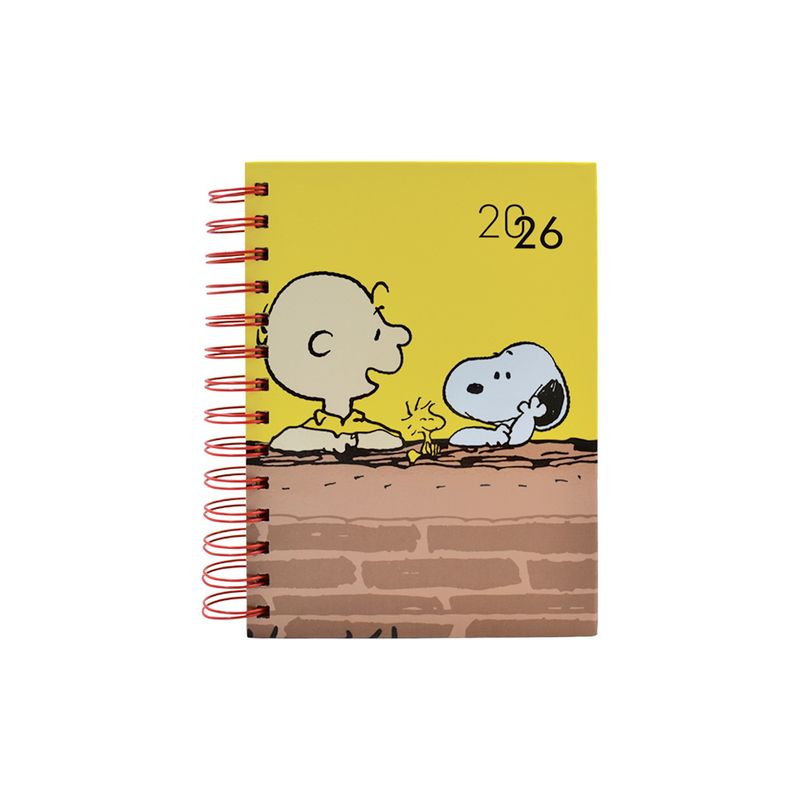 77366 - AGENDA ESPIRAL DIARIA SNOOPY